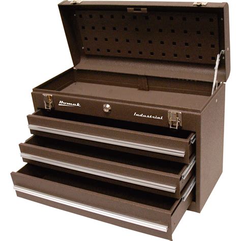 captain drawer metal box|20.3“ Metal Tool Box with Drawer Portable Steel Metal Tool Box .